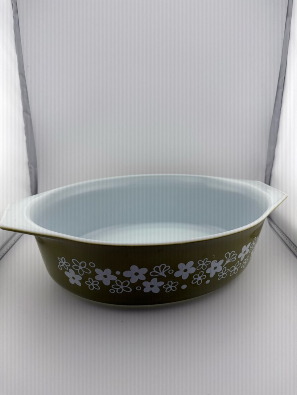 Vintage Pyrex Spring Blossom/Crazy Daisy 045 2.5qt Casserole Dish
